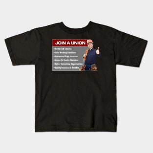 Join A Union - Unionise Kids T-Shirt